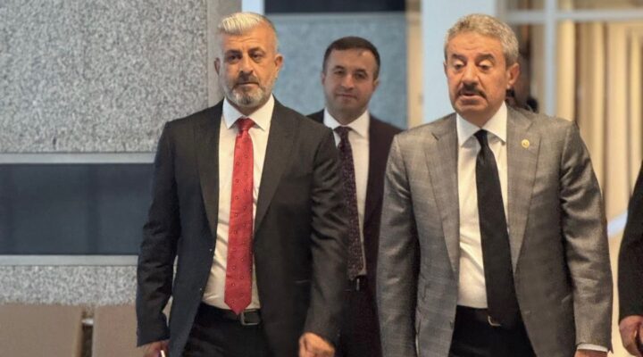GÖRÜMLÜ BELEDİYE BAŞKANI ŞÜKRÜ BAKIŞ’TAN MHP LİDERİ BAHÇELİ’YE ZİYARET